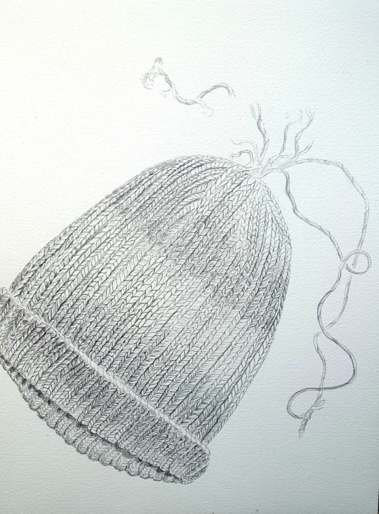 fragil I (2026), Aquarell, 40 x 30 cm